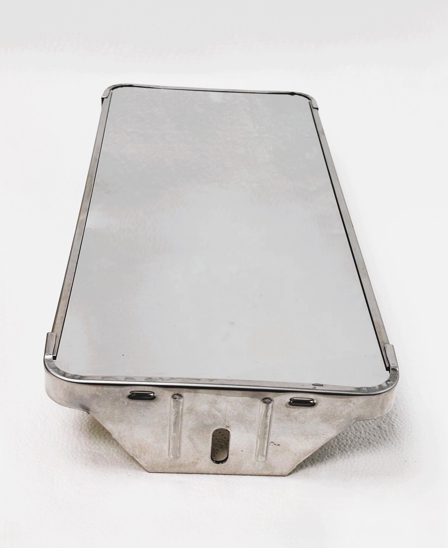 7" x 16" Pyramid-Back Silver West Coast Mirror Head