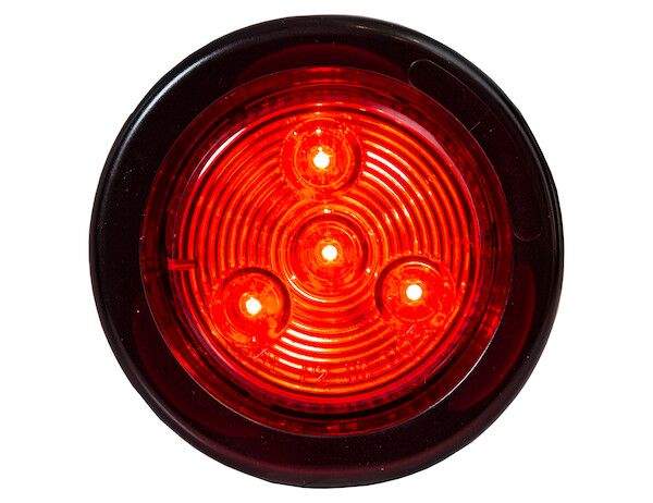 2.5" Red Round Clearance/Marker Light Kit