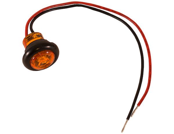 .75" Amber Round Marker Clearance Light