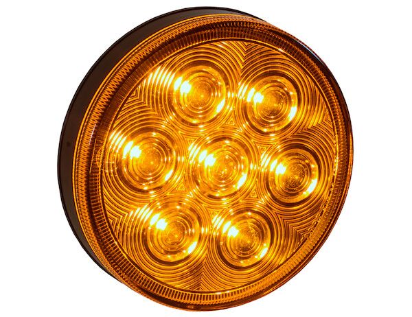 4" Amber Round Turn & Park Light