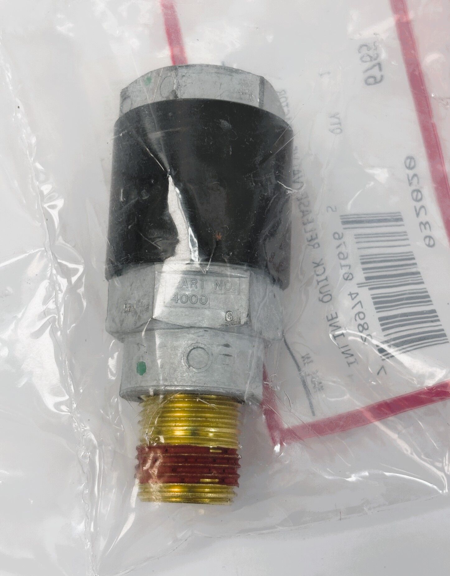 032020 In-Line Quick Release Valve 1-1/2" dia Velvac