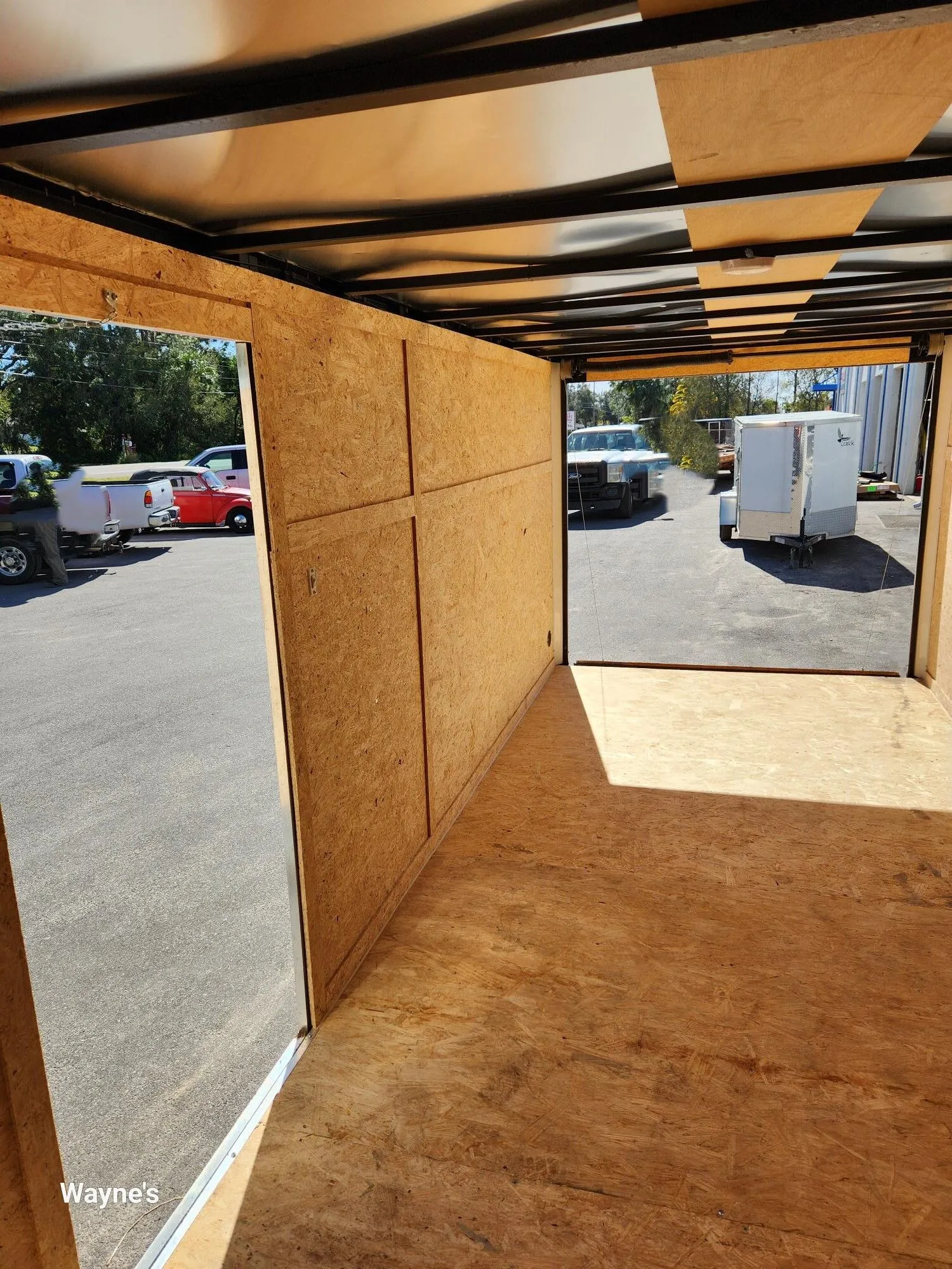 Lark Enclosed White Trailer 7 X 16 - Image 5