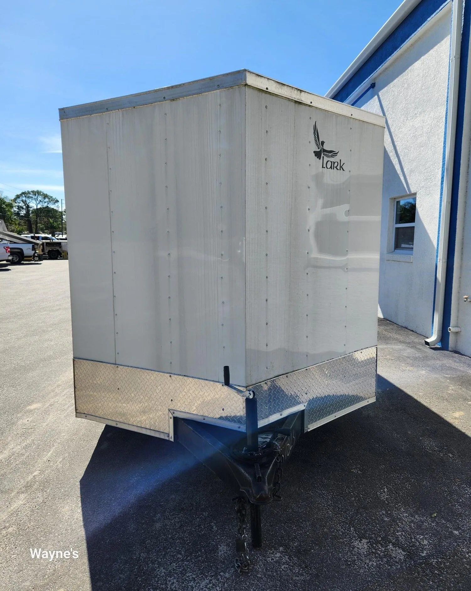 Lark Enclosed White Trailer 7 X 16 - Image 8