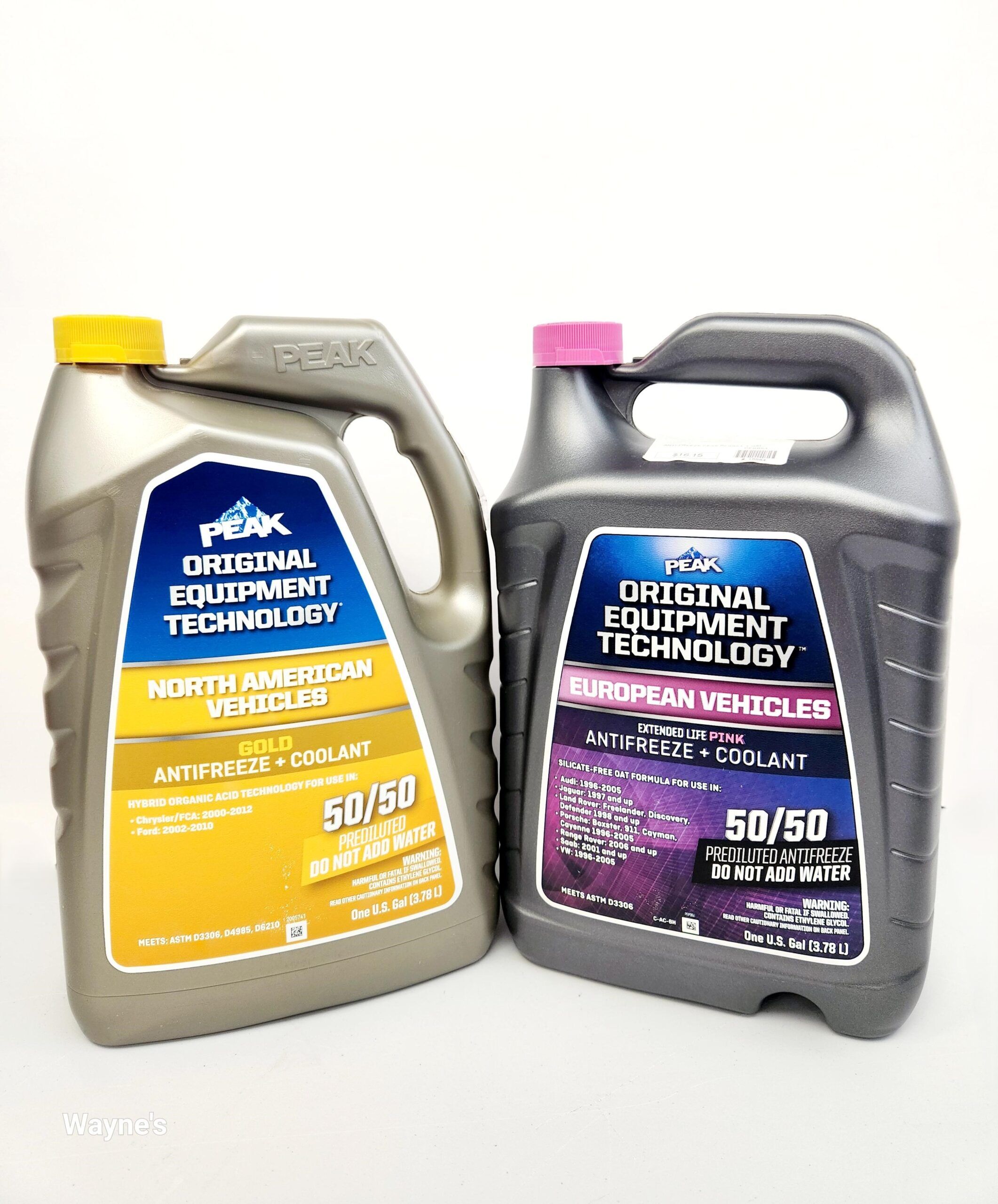 Antifreeze + Coolant European Vehicles Extended Life Pink PEAK