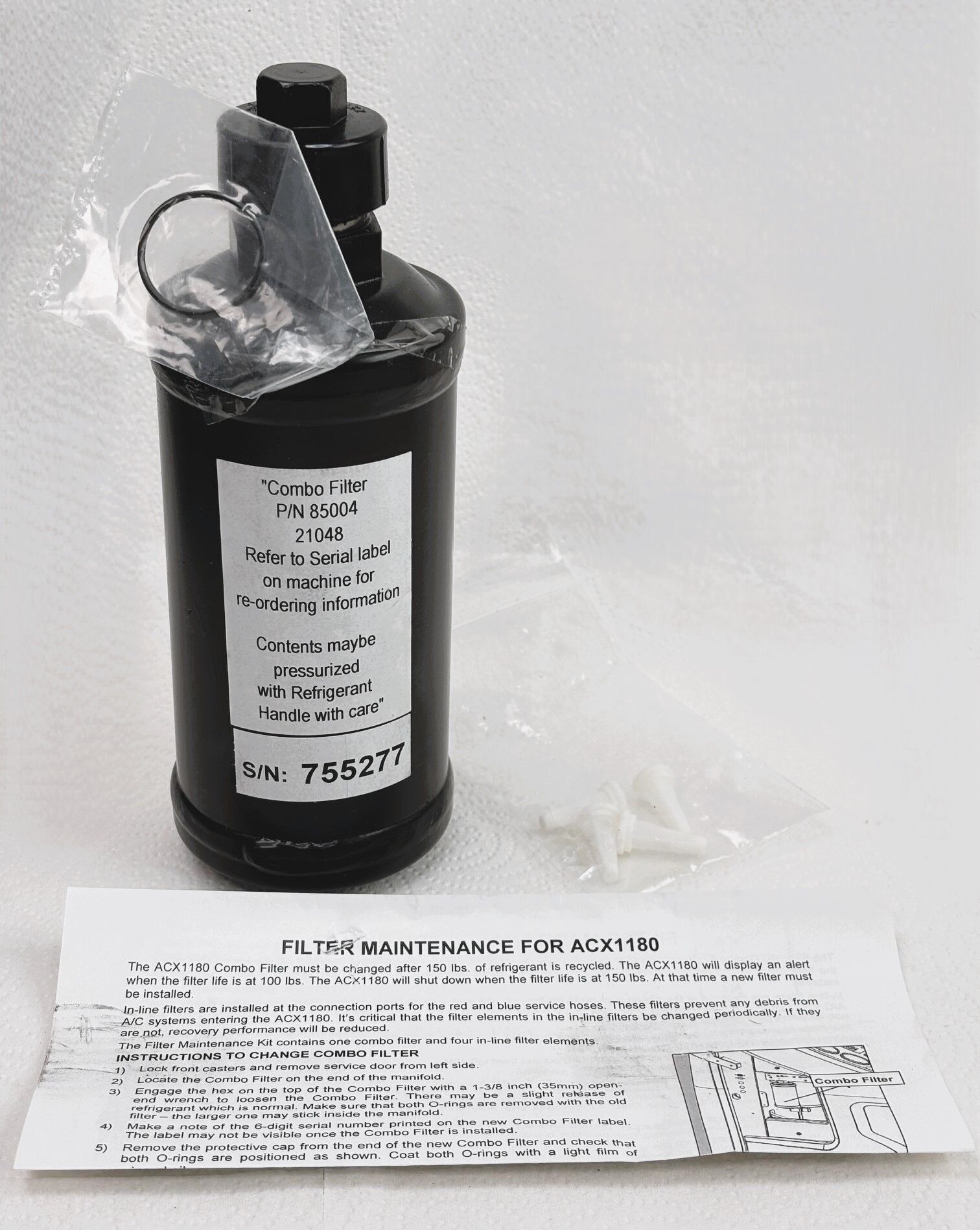 A/C Recovery Machine Filter Kit Mahle 360 82133 00