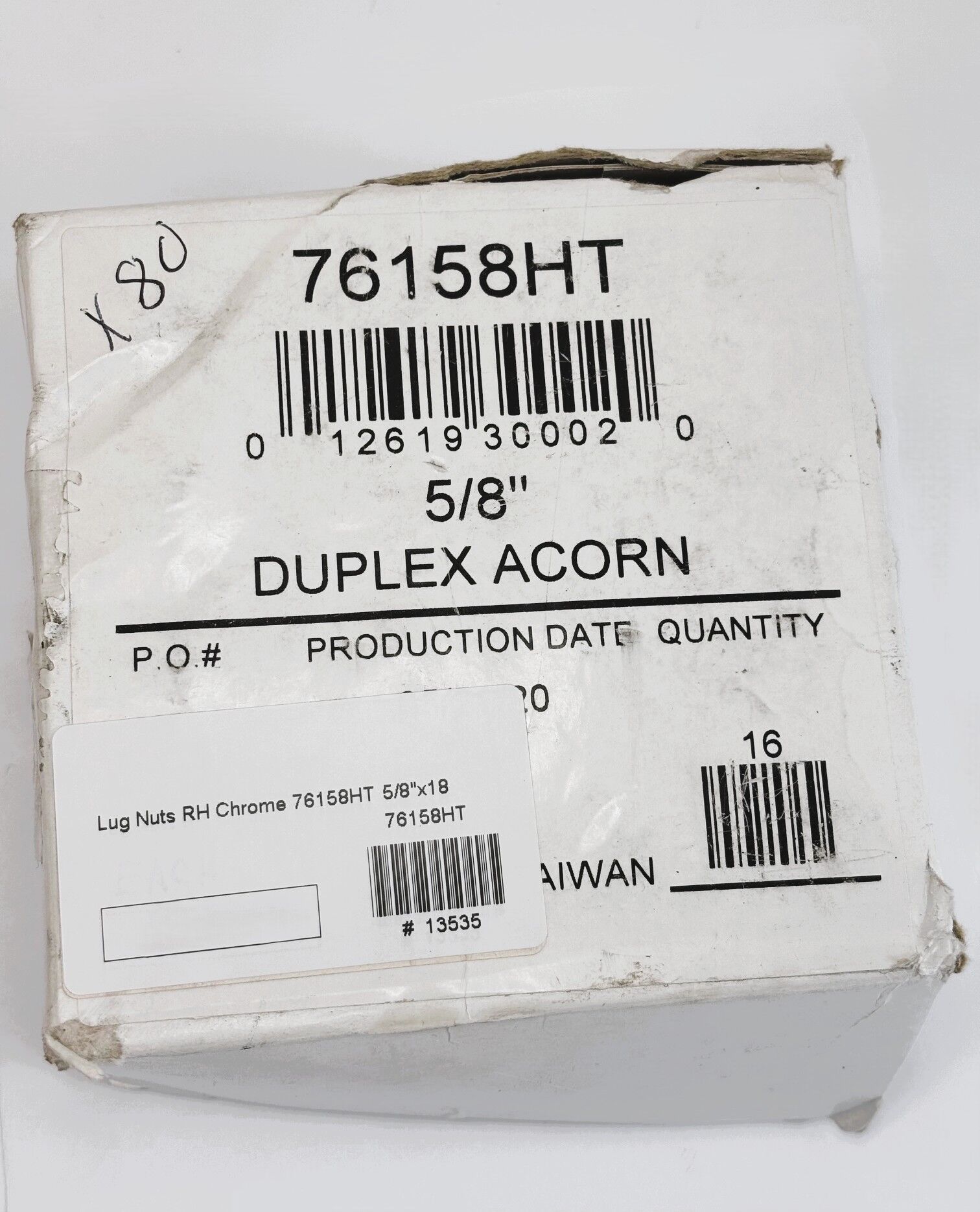 5/8"-18 Duplex Acorn Lug Nut 76158HT - Image 5
