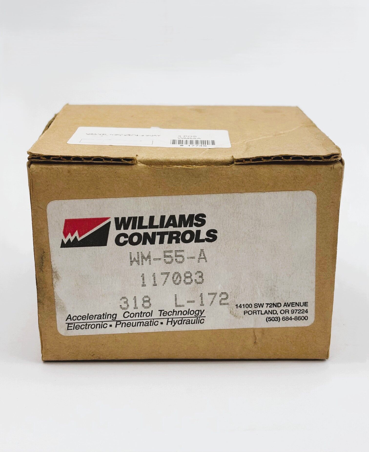 WM-55A 4-Way 3-Position Rotary Air Valve Williams Controls - Image 6