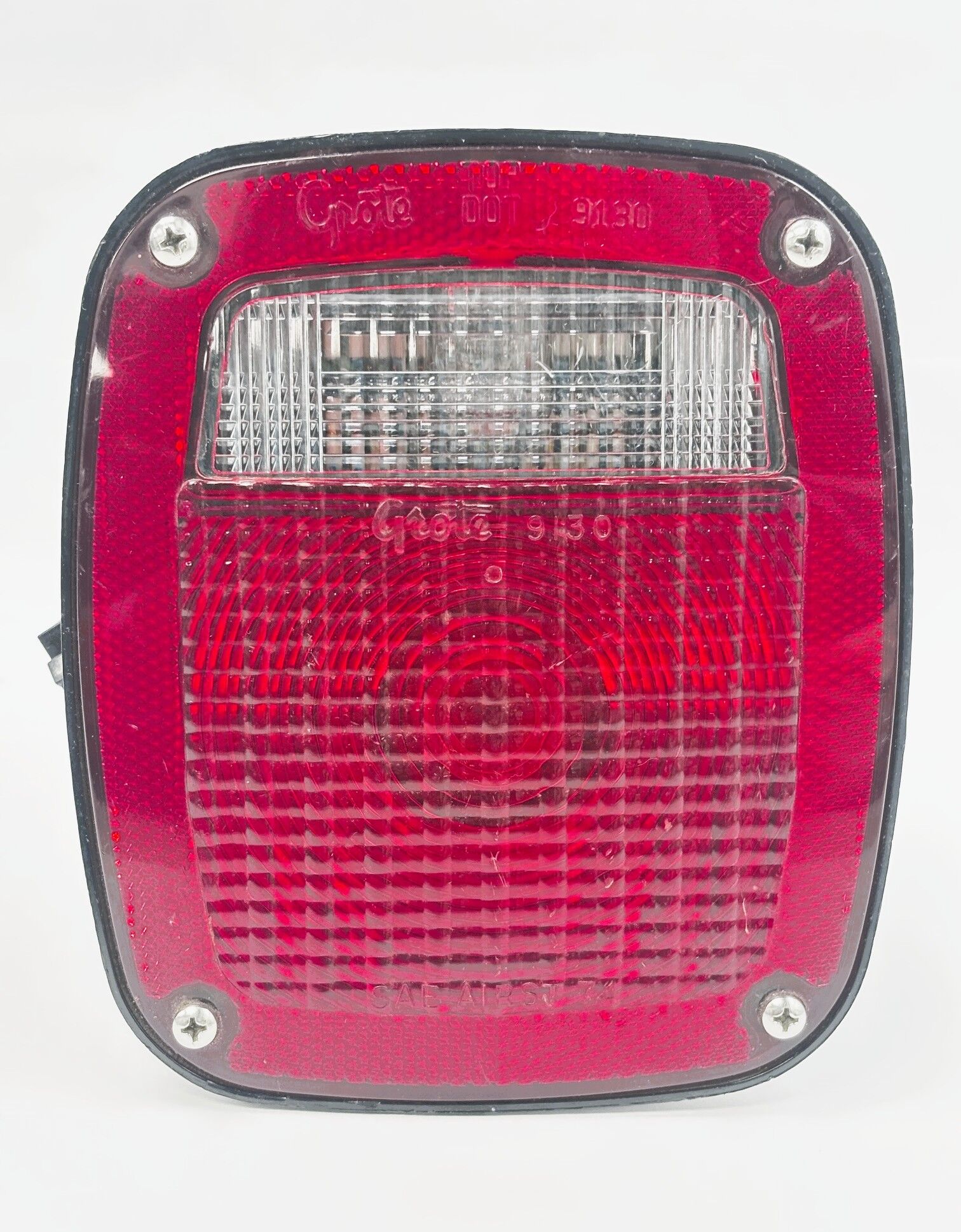 53792 Stop/Turn/Tail Square Red Light w/ LH Plug Grote®