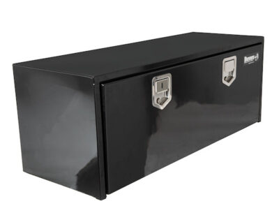 18x18x48 Inch Black Steel Underbody Truck Box With Paddle Latch - Space ...