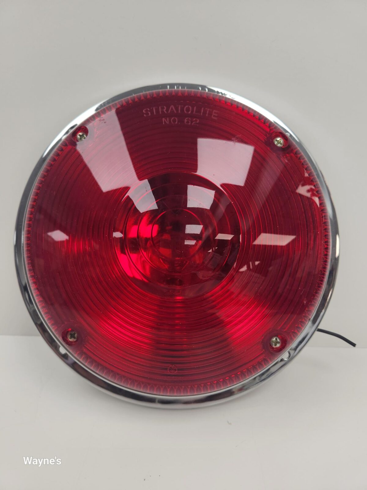 Incandescent Round Red Dome Light Space Coast Group