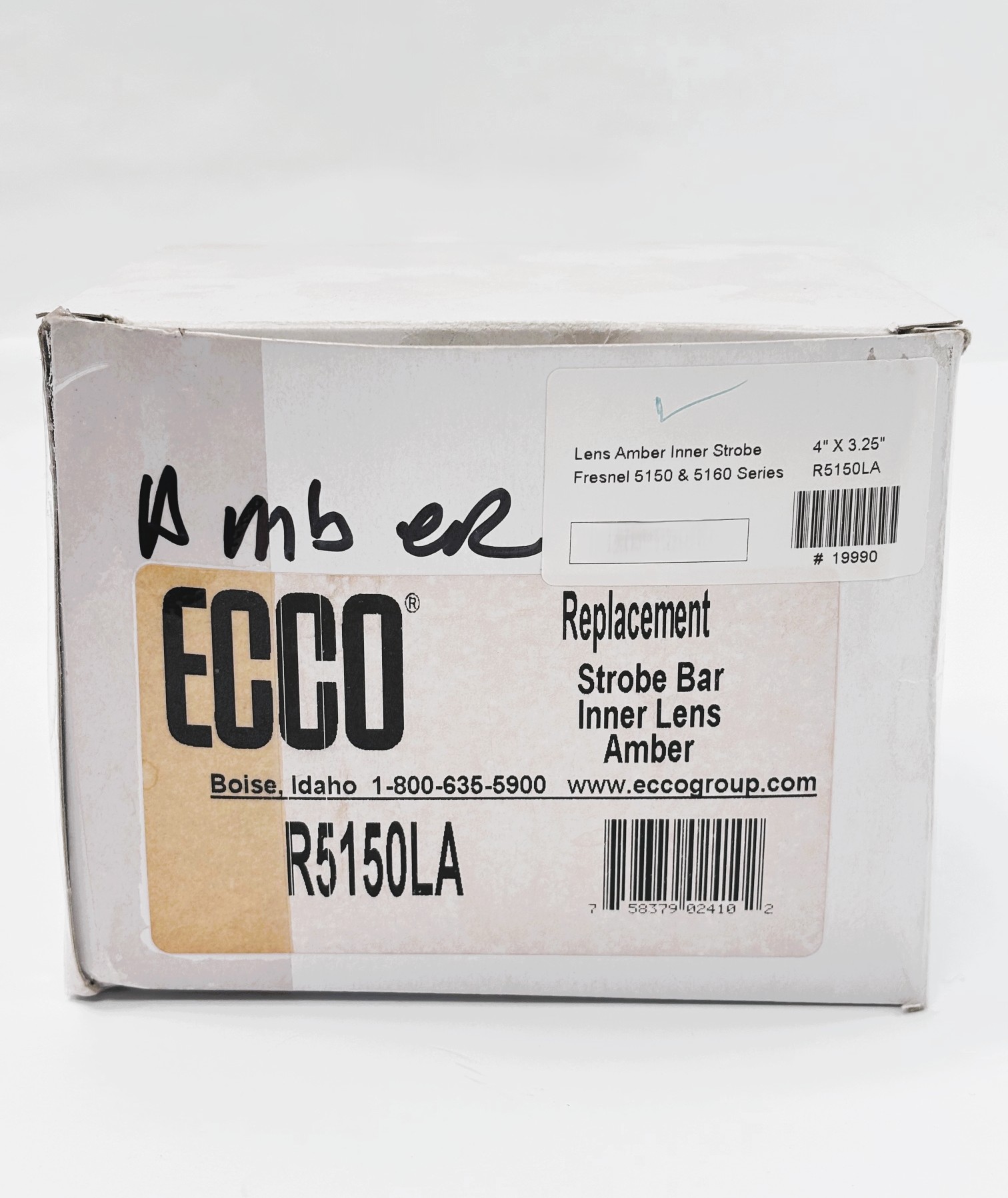 R5150LA Replacement Strobe Bar Inner Lens Amber ECCO - Image 8