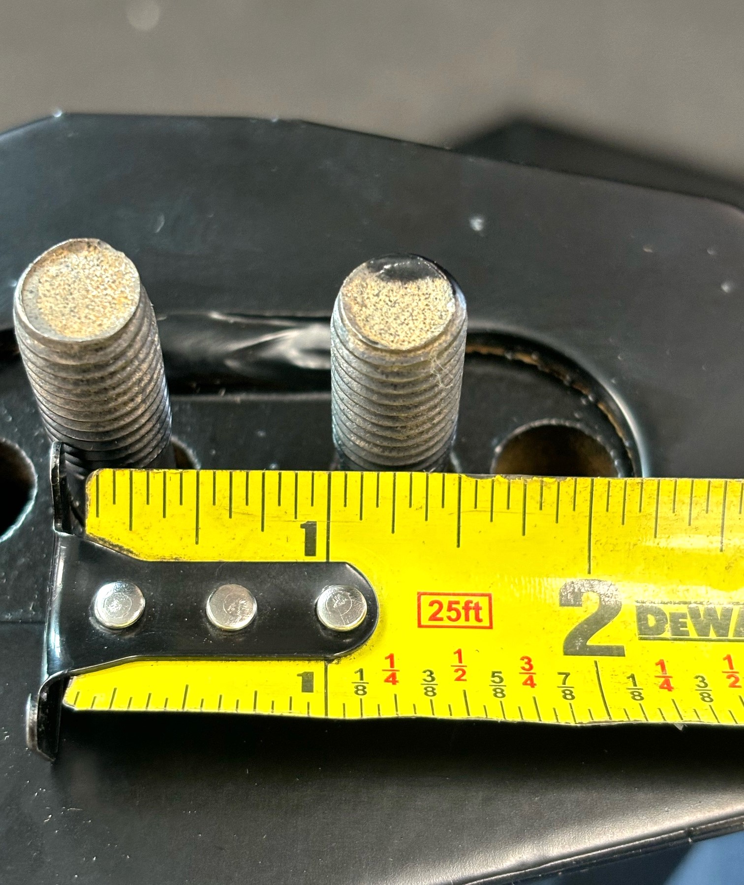 Angled Spring Loaded Type Mud Flap Hangers BettsHD B673025NTBK - Image 7