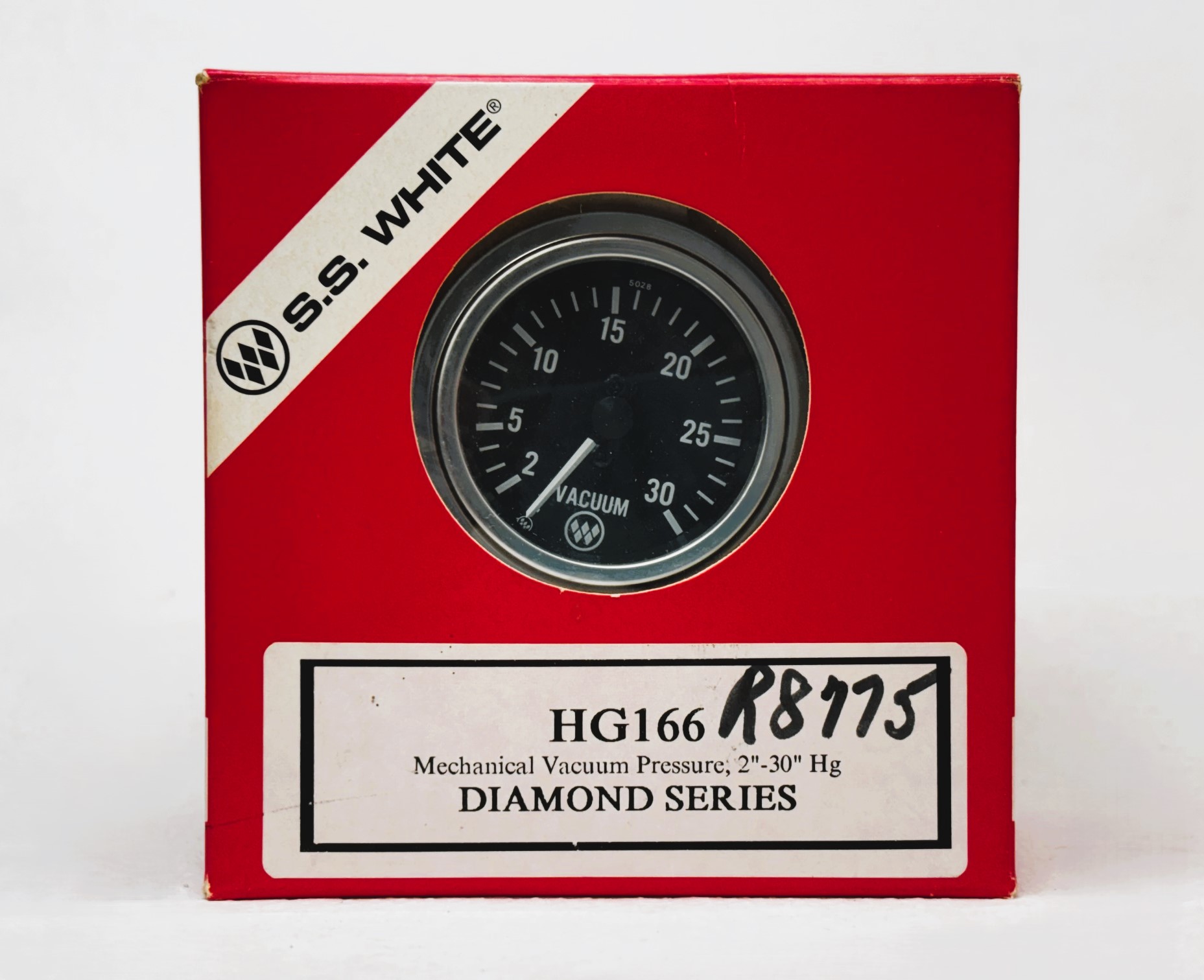 Mechanical Vacuum Pressure Gauge S.S. White HG166 - Image 6