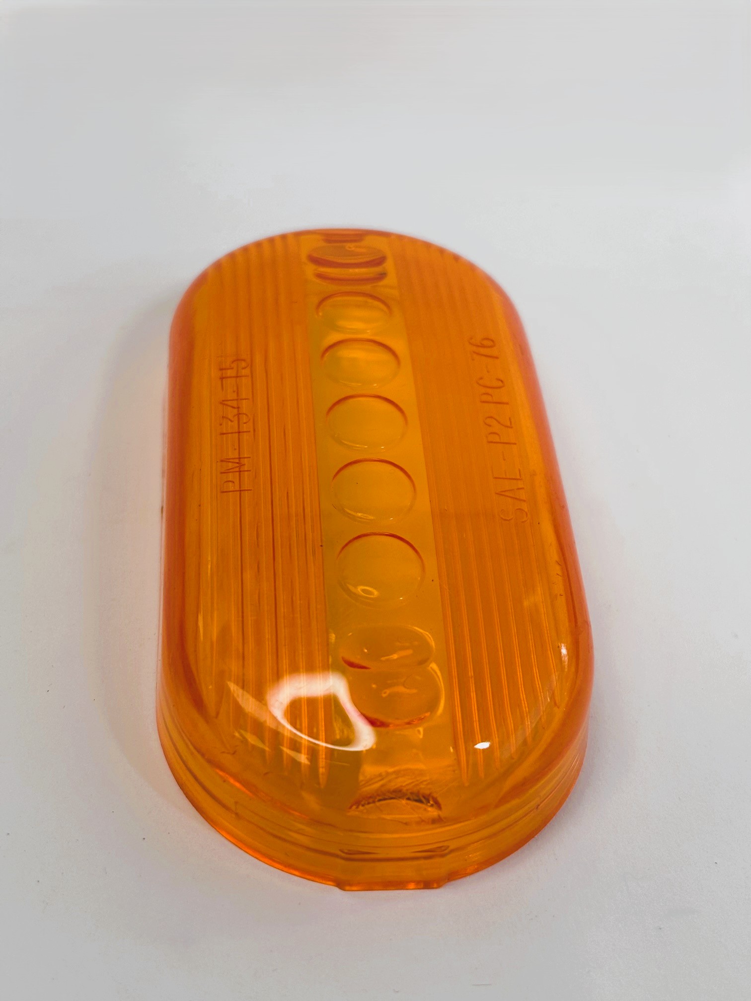 134-15A Amber Oblong Replacement Lens Peterson - Image 2