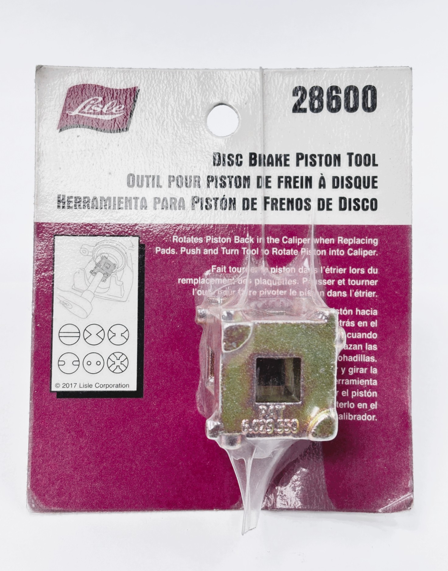 28600 Disc Brake Piston Tool Lisle®