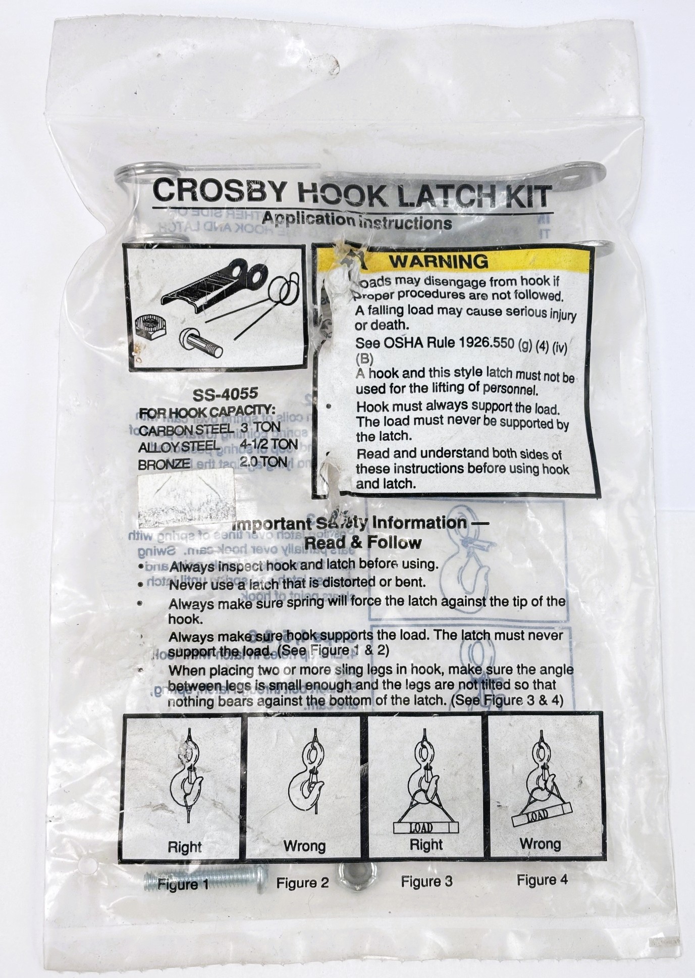SS-4055 Hook Latch KIT Crosby®