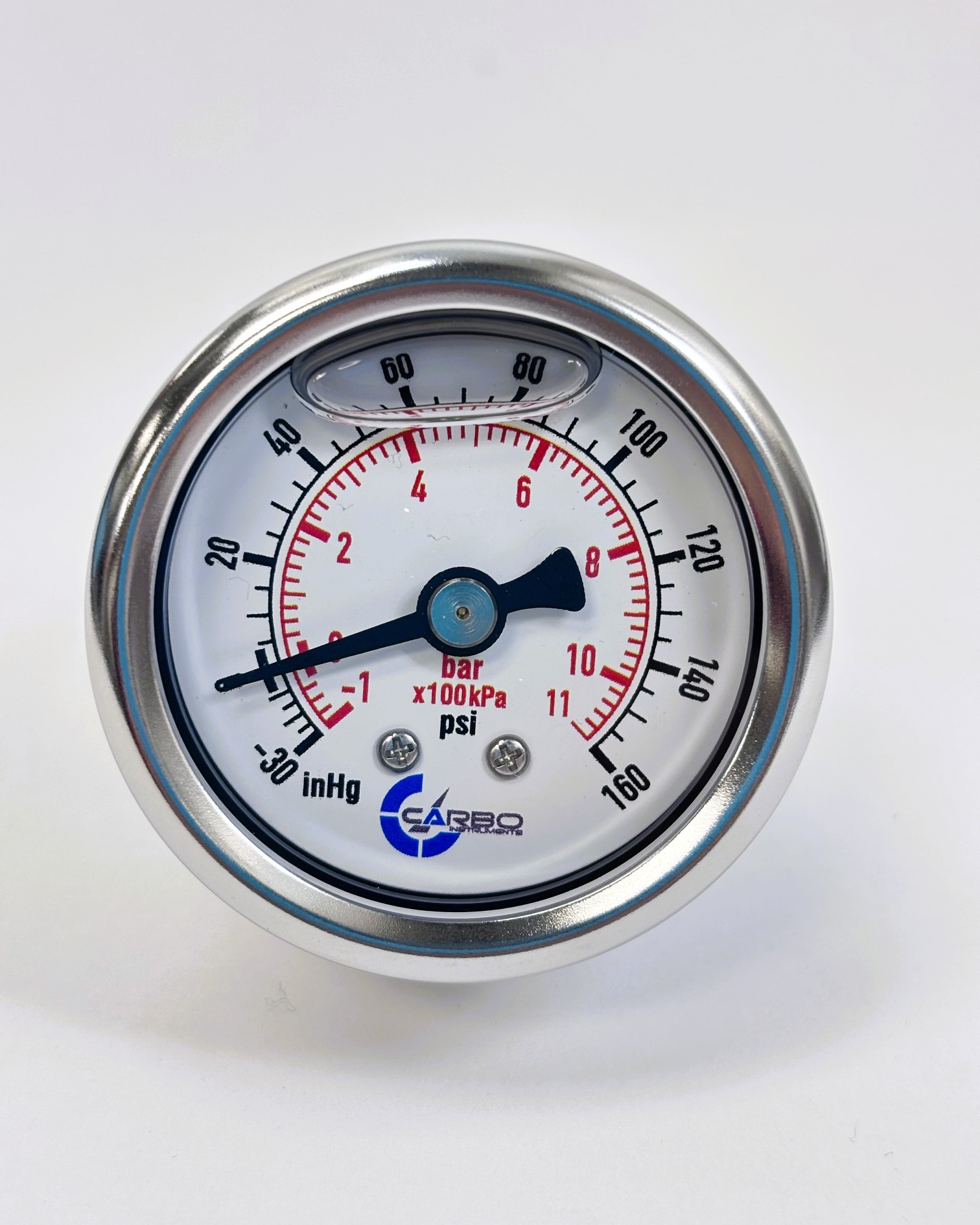 -30inHg 0 ~160 PSI Liquid Filled Pressure Gauge Carbo®