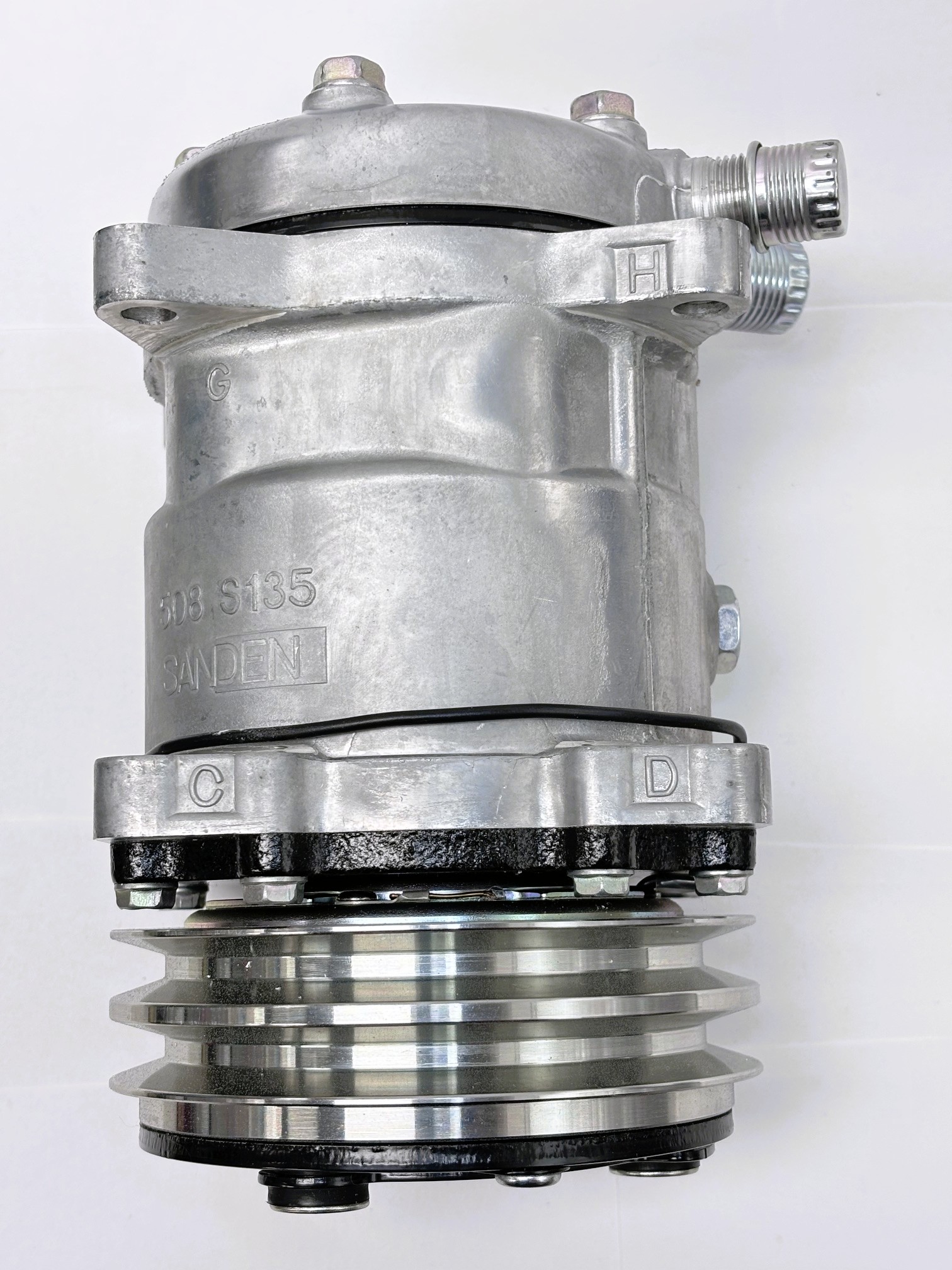 S6664 Air Conditioning Compressor SD5H14 Sanden® TruckAir® Parts 03-3405 - Image 4