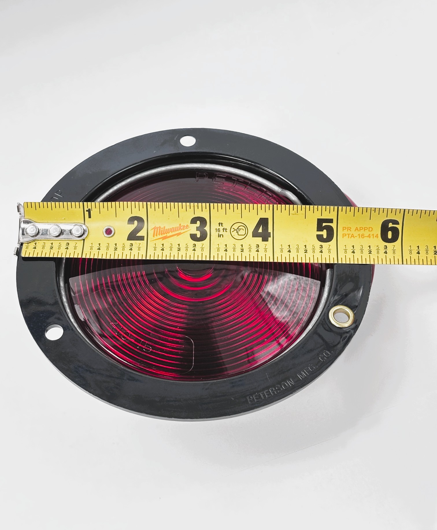 V413 Incandescent Stop/Turn/Tail Light 4" Round Red Peterson® - Image 5